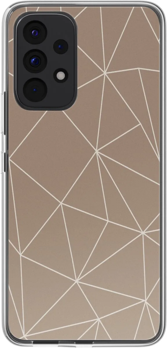 Imoshion Hoesje Samsung Galaxy A53 Graphic Lines Beige