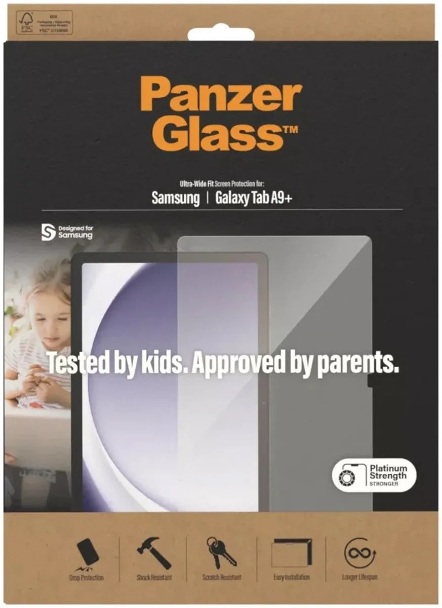 PanzerGlass PG53354 Screenprotector Samsung Galaxy Tab A9 - Transparant