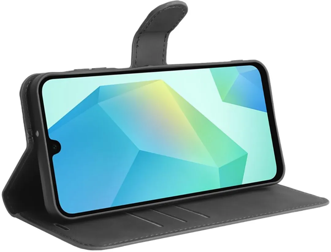 Just in Case Cazy Hoesje Samsung Galaxy A16 - 4 Pasjes - Zwart