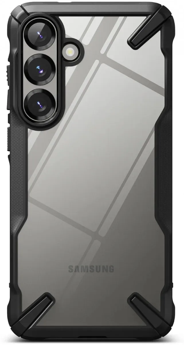 Ringke Fusion X Hoesje Samsung Galaxy S25 Plus - Zwart