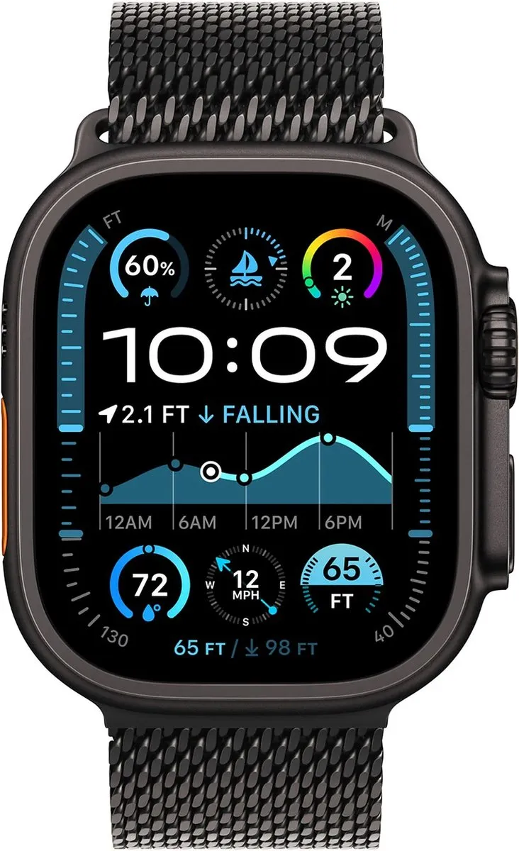 Apple Watch Ultra 2 GPS 49mm - Zwart
