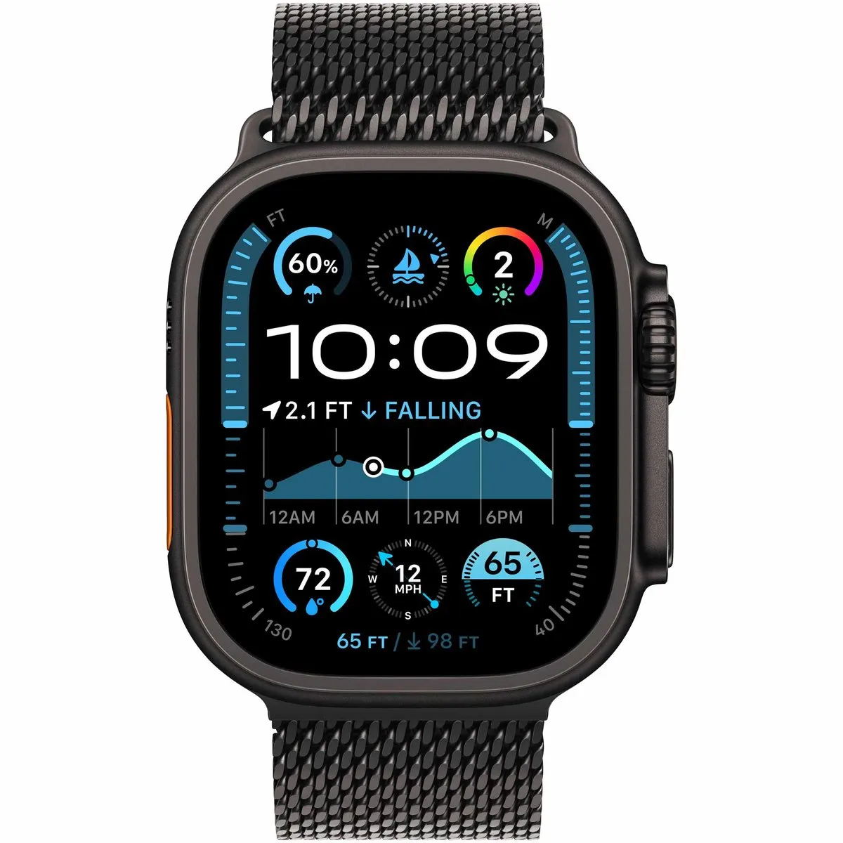 Apple Watch Ultra 2 GPS 49mm - Zwart