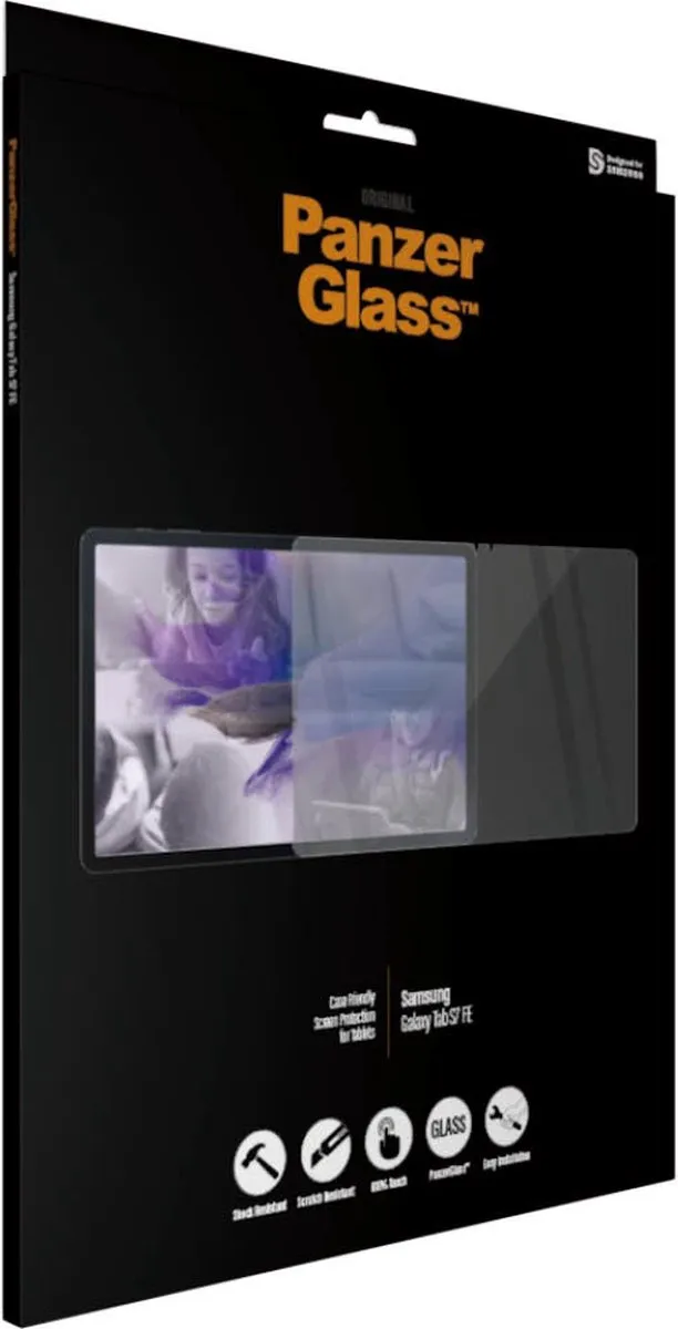 PanzerGlass PZ-7272 Samsung Tab S7 FE Screenprotector - Transparant