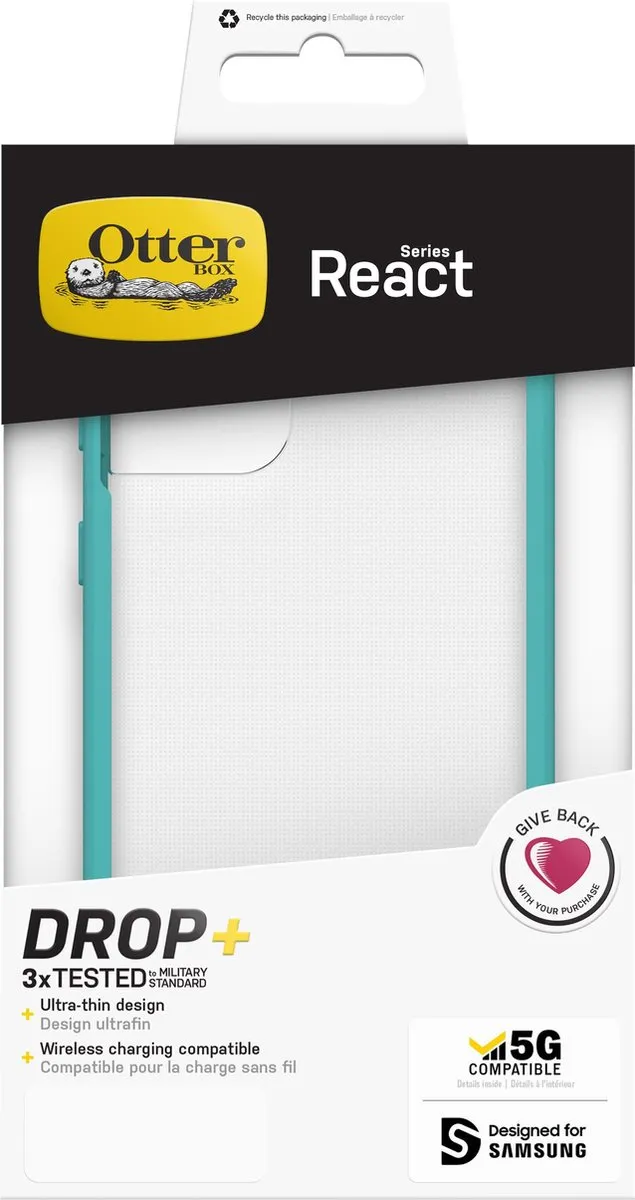 OtterBox React 77-81574 Hoesje - Samsung Galaxy S21+ - Sea Spray