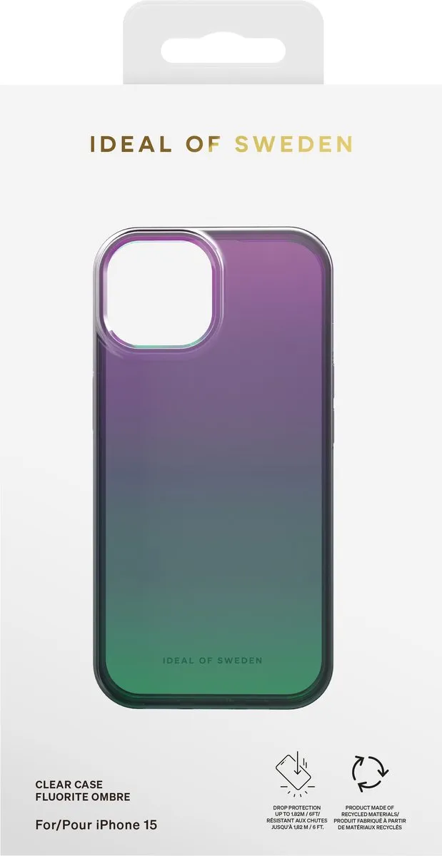 iDeal of Sweden Clear Case iPhone 15 Fluorite Ombre - IDCLC-I2361-479 - afbeelding 4 van 6