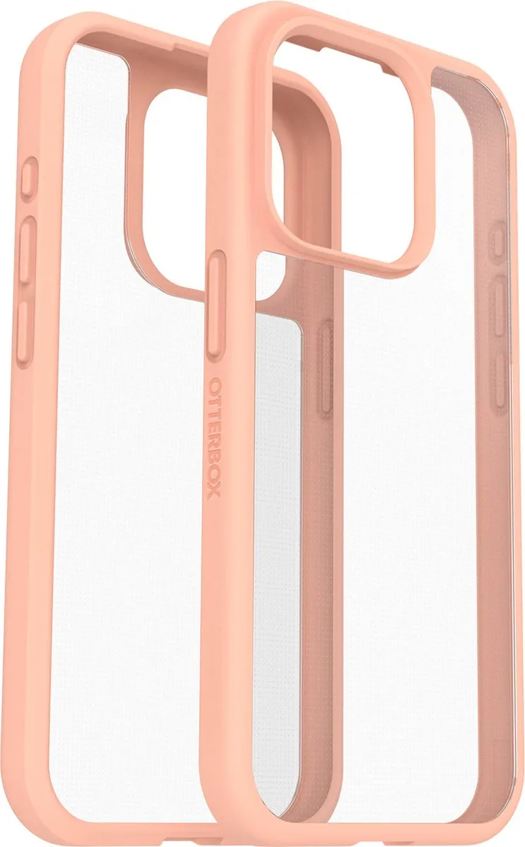 OtterBox React 77-92764 Hoesje - iPhone 15 Pro - Transparant Roze
