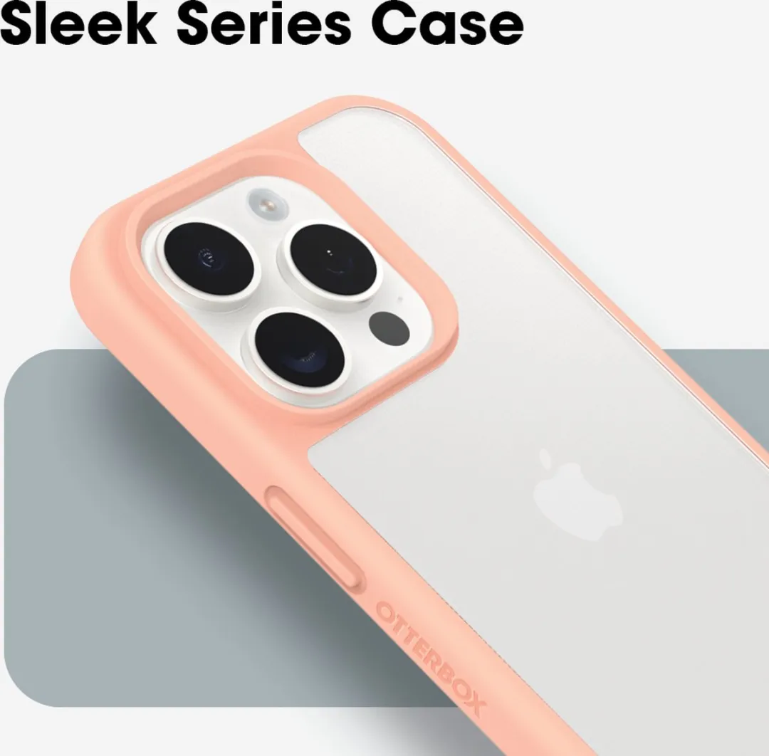 OtterBox React 77-92764 Hoesje - iPhone 15 Pro - Transparant Roze