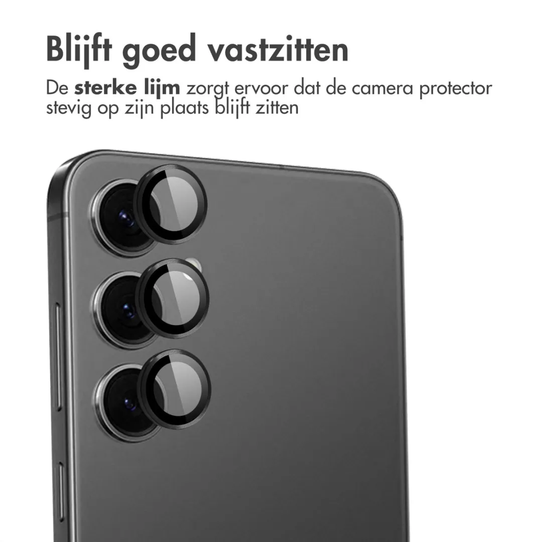 imoshiion Camera Lens Protector Samsung Galaxy S25 - 2 Stuks - Zwart