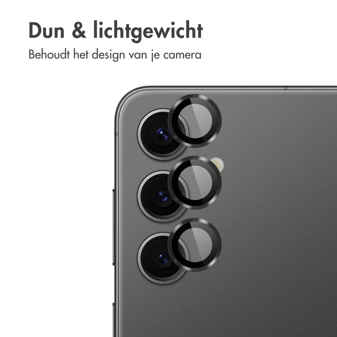 imoshiion Camera Lens Protector Samsung Galaxy S25 - 2 Stuks - Zwart