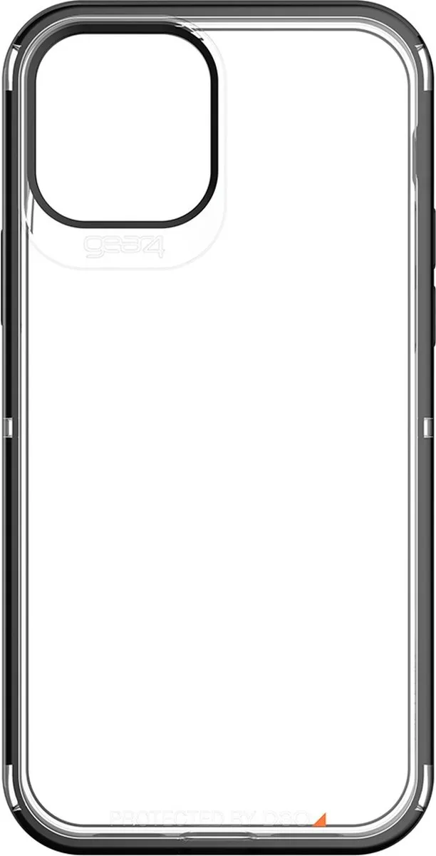 Gear4 Piccadilly D3O Hoesje iPhone 12 Mini - MPN 702006033 - Transparant/Zwart