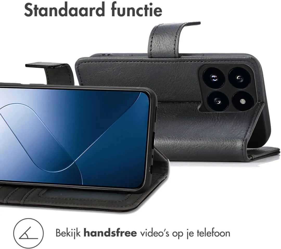 imoshion Hoesje Xiaomi 14T 3 Pasjes - Zwart