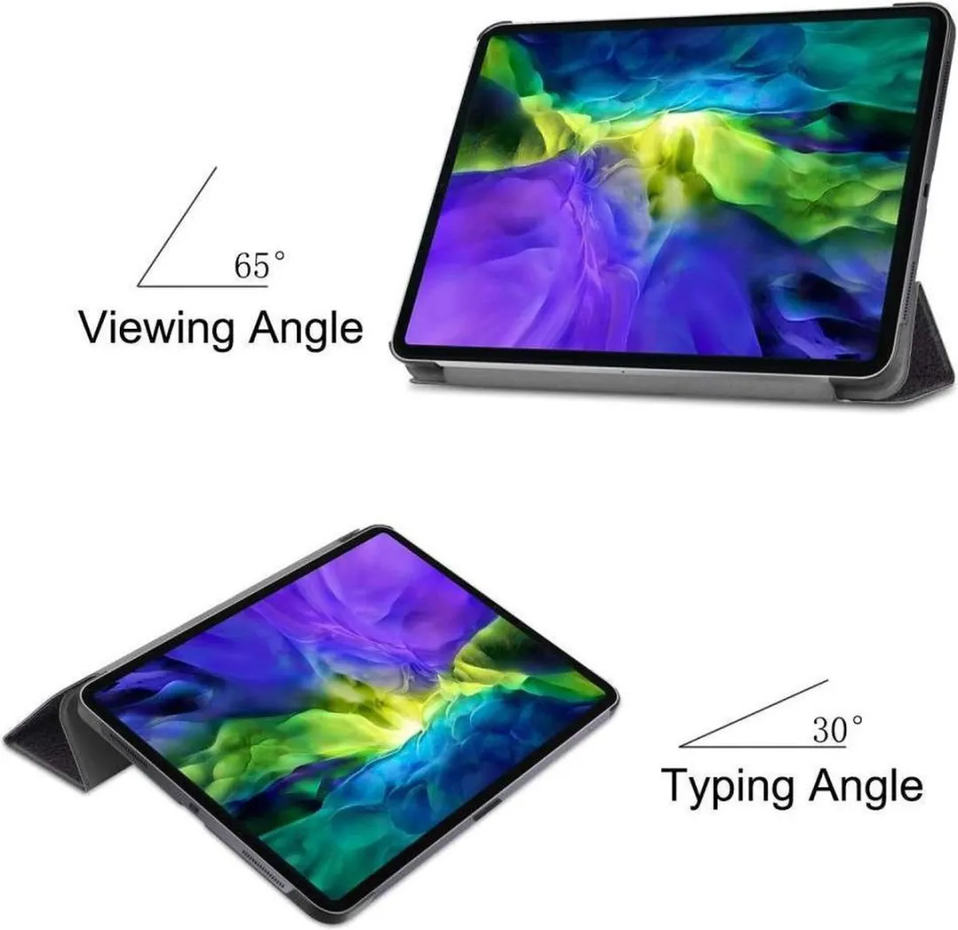 Just in Case Smart Tri-Fold Hoes iPad Pro 11 - Zwart