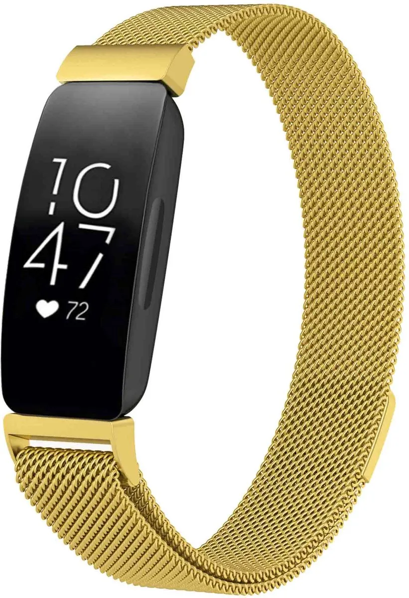 Imoshion Milanees Magnetisch Bandje Fitbit Inspire M - Goud