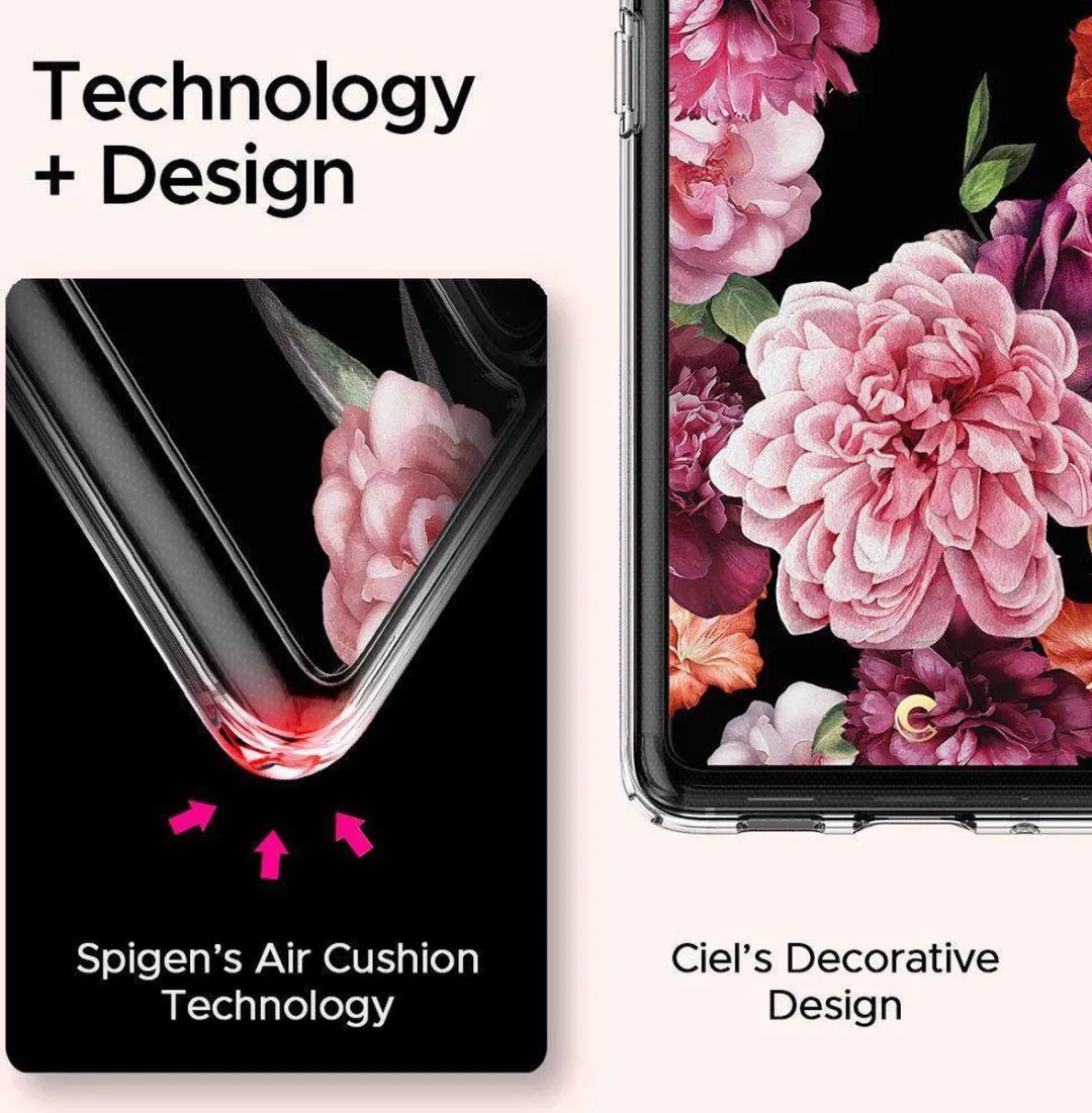 Spigen Ciel Samsung Galaxy S20 Plus Hoesje - Roze Floral - ACS00762