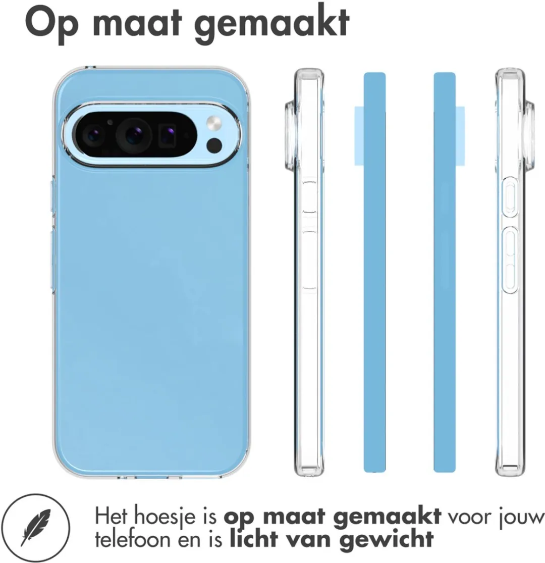 Accezz Hoesje Google Pixel 9/9 Pro - Transparant