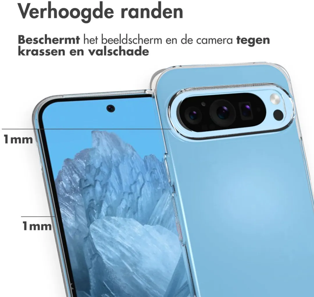 Accezz Hoesje Google Pixel 9/9 Pro - Transparant