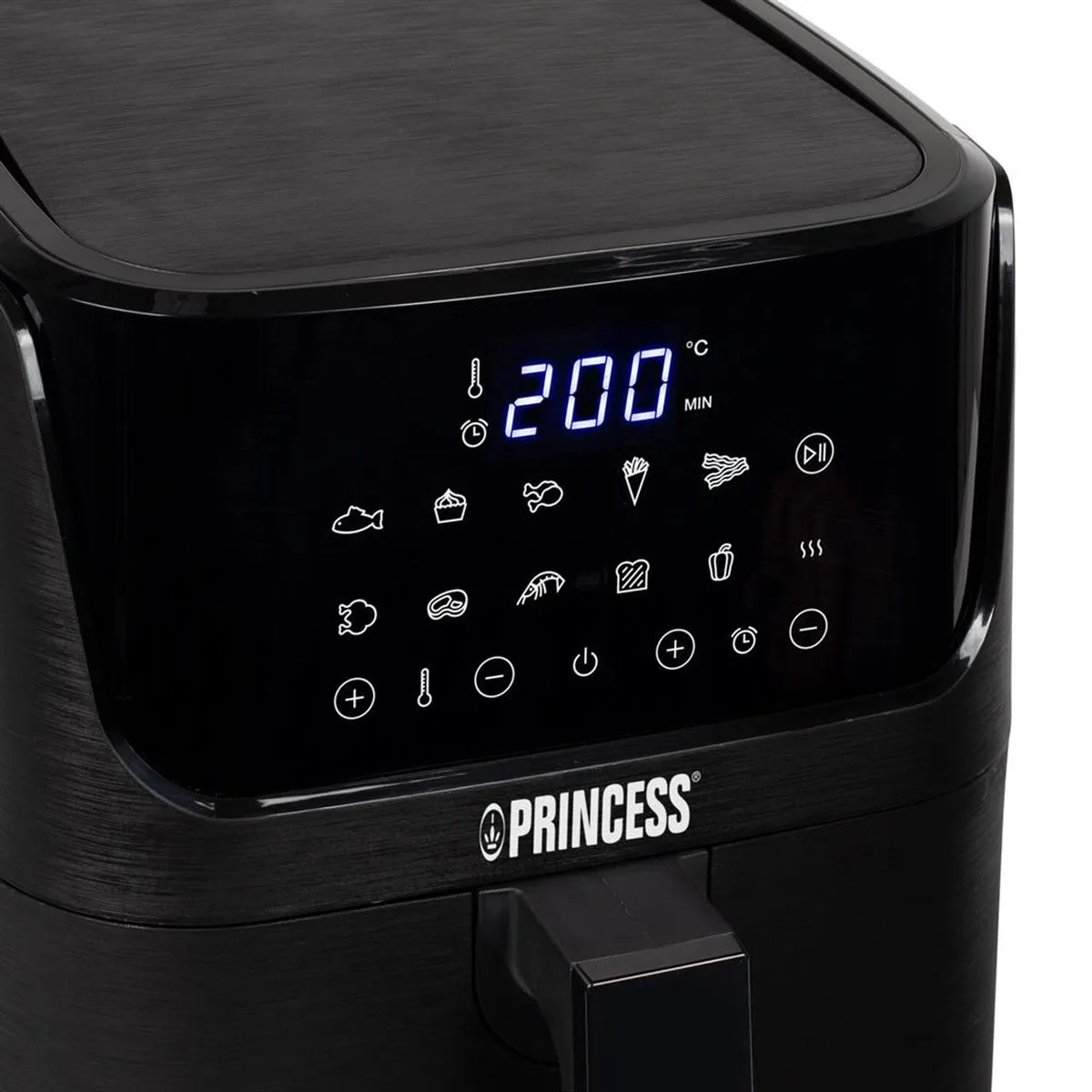 Princess Mini Airfryer 182031 - 1350W - 10 Programma's - Zwart - afbeelding 3 van 6