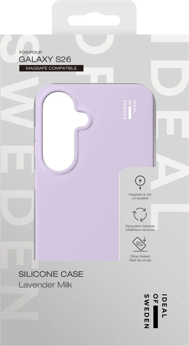 iDeal of Sweden Silicone Hoesje S26 MagSafe - Lavender Milk