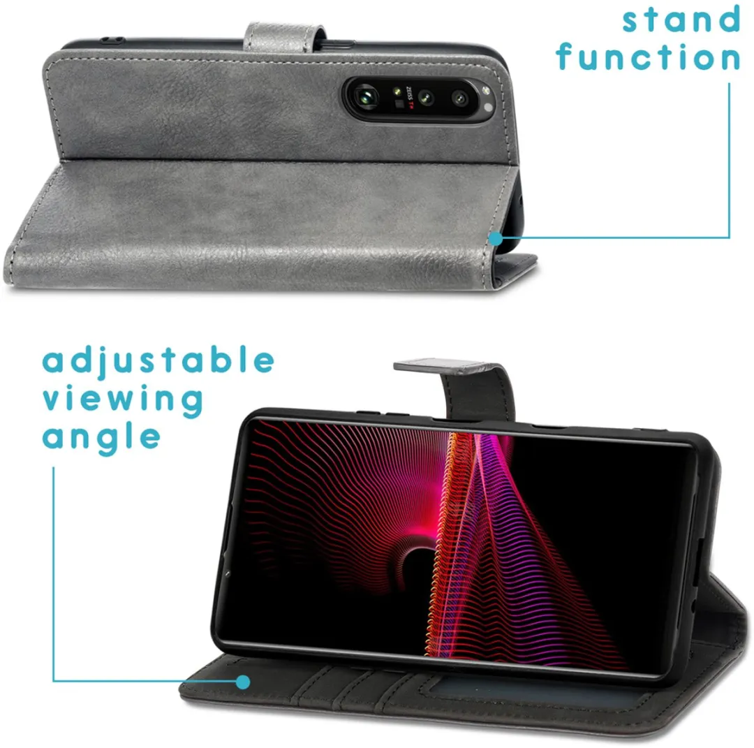 Imoshion Hoesje Sony Xperia 1 III - 3 Pasjes - Grijs