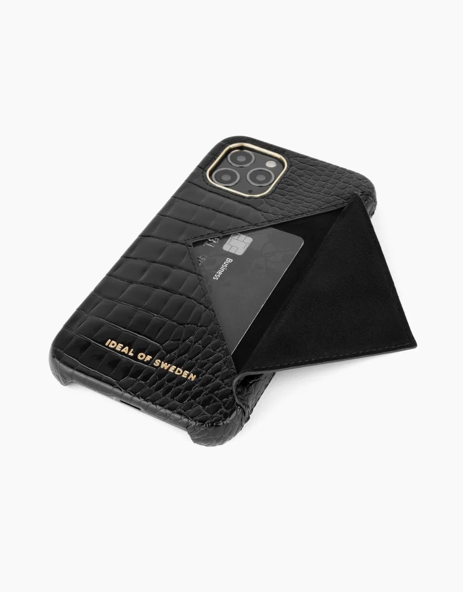 iDeal of Sweden Statement Case Flap Pocket iPhone 11 Pro/XS/X Neo Noir - 3 Pasjes - afbeelding 6 van 6