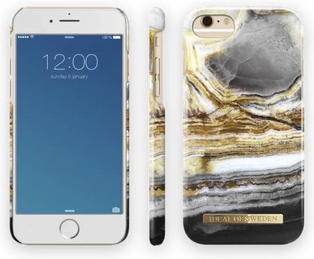 iDeal of Sweden Fashion Case iPhone SE/8/7 - Goud/Grijs - afbeelding 6 van 6