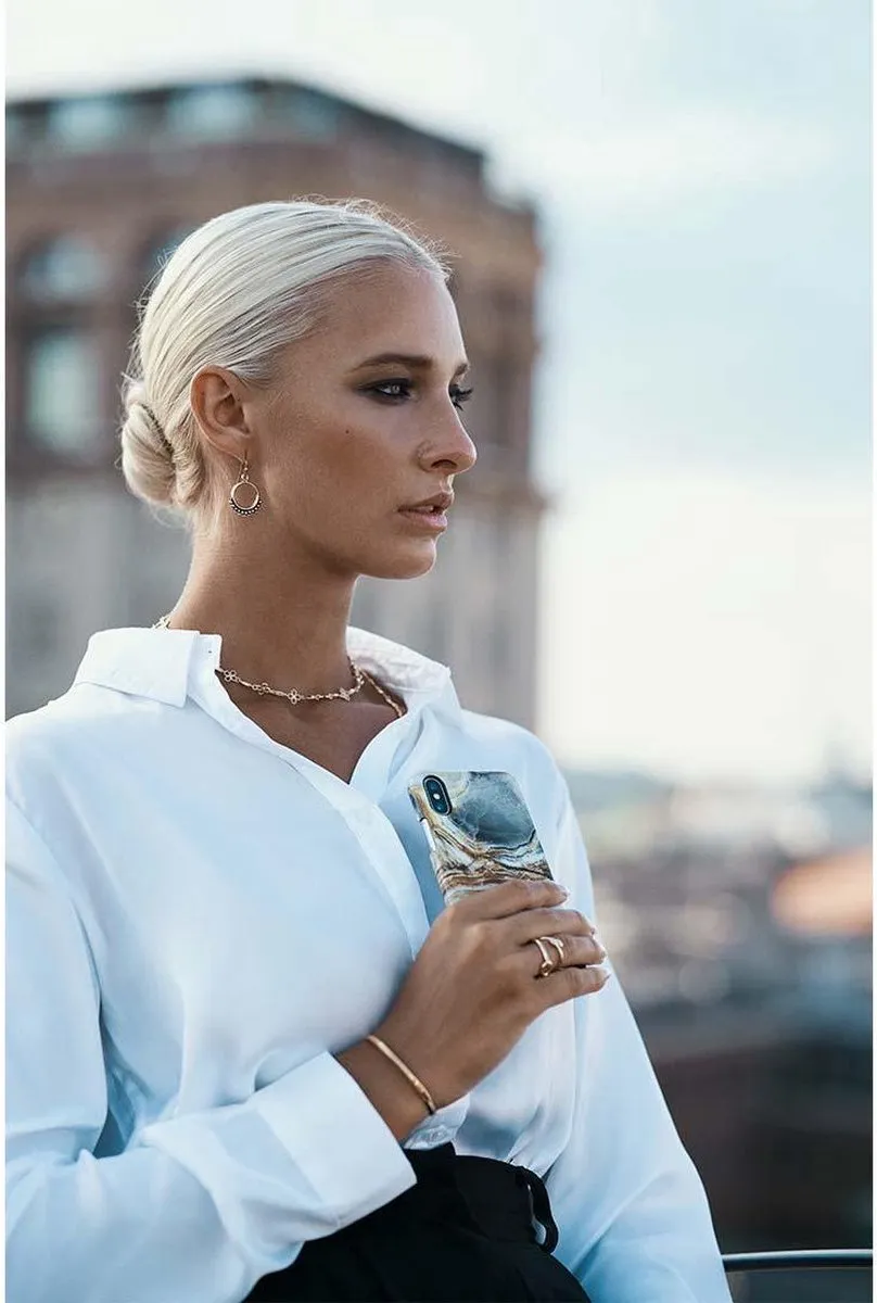 iDeal of Sweden Fashion Case iPhone SE/8/7 - Goud/Grijs