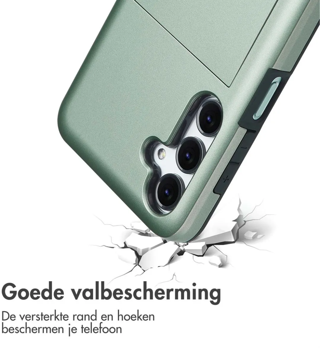Imoshion Hoesje Samsung Galaxy A16 - Groen - 2 Pasjes