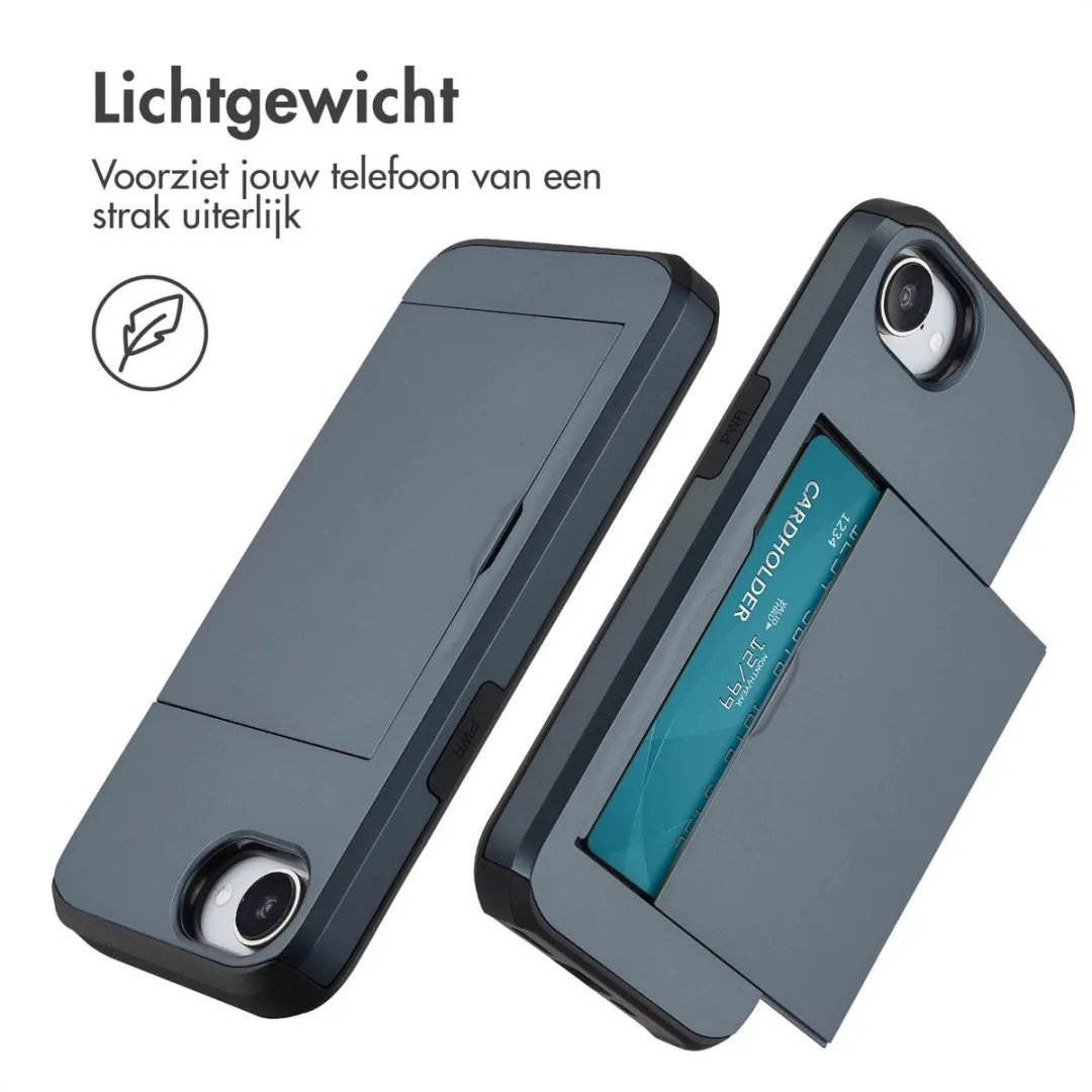Imoshion Hoesje iPhone 16e Pasjeshouder - 2 Stuks - Donkerblauw - afbeelding 3 van 6