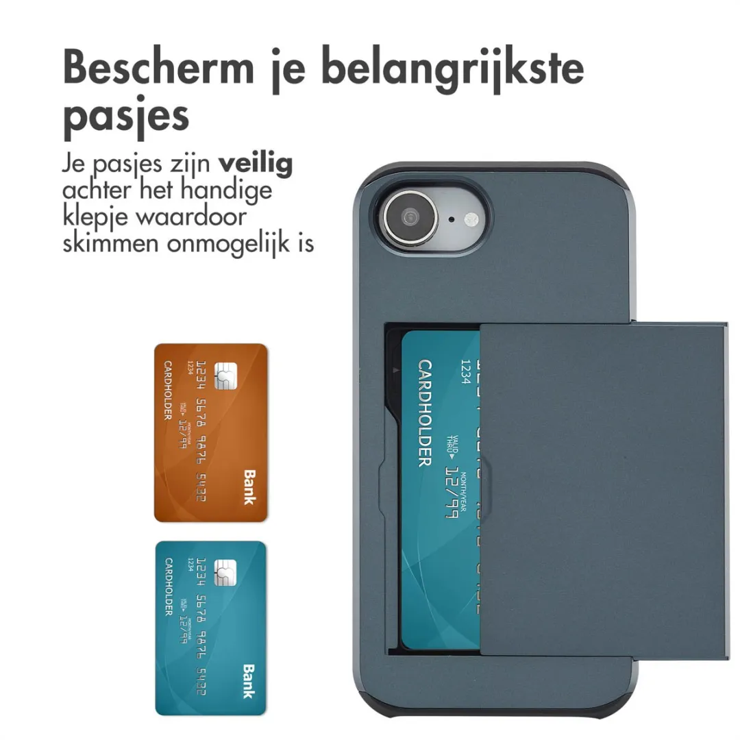 Imoshion Hoesje iPhone 16e Pasjeshouder - 2 Stuks - Donkerblauw - afbeelding 2 van 6