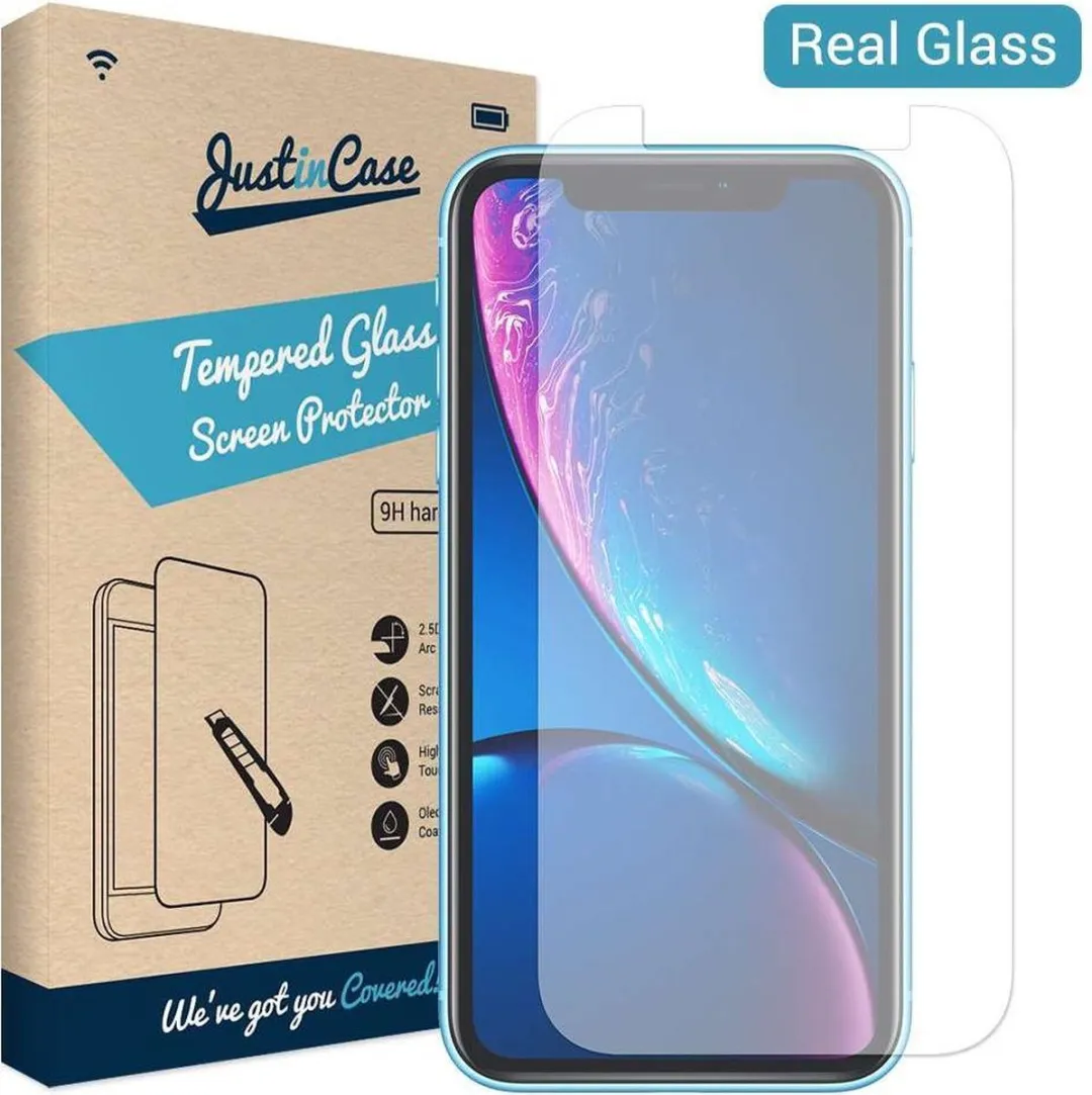 Just in Case Cazy iPhone XR Schermbeschermer