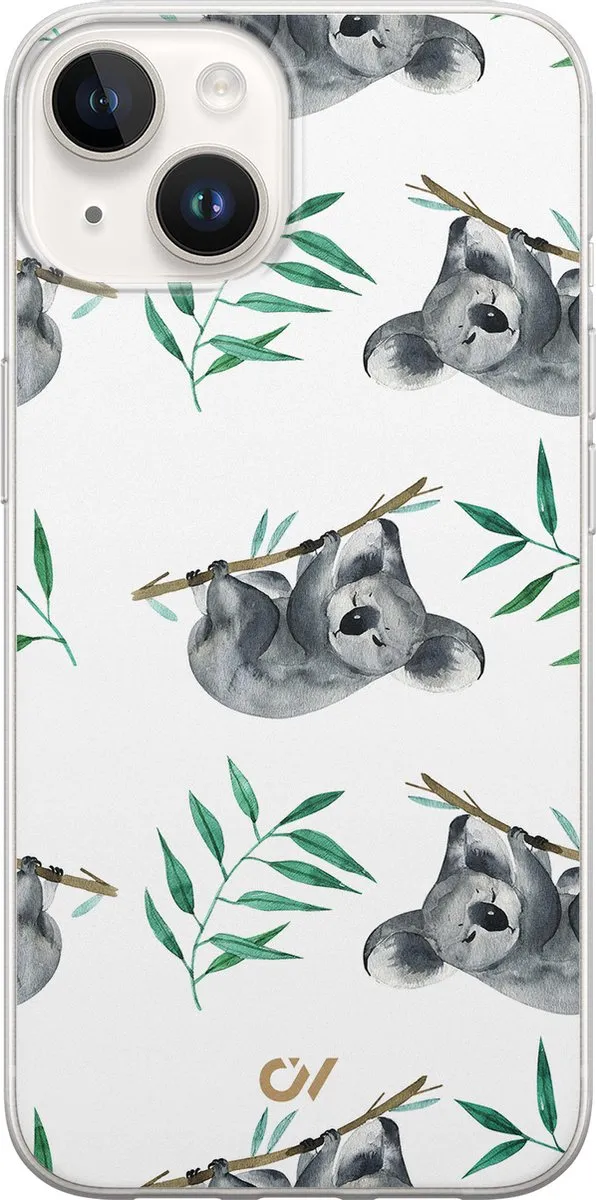 Casevibes Hoesje iPhone 14 Koala Print
