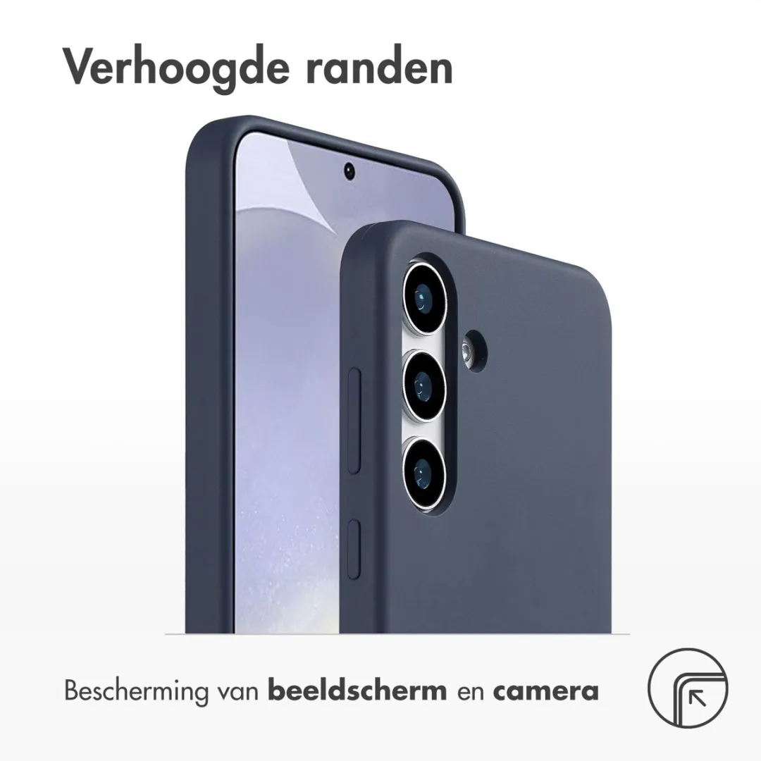Accezz Hoesje Samsung Galaxy S25 Plus - Donkerblauw