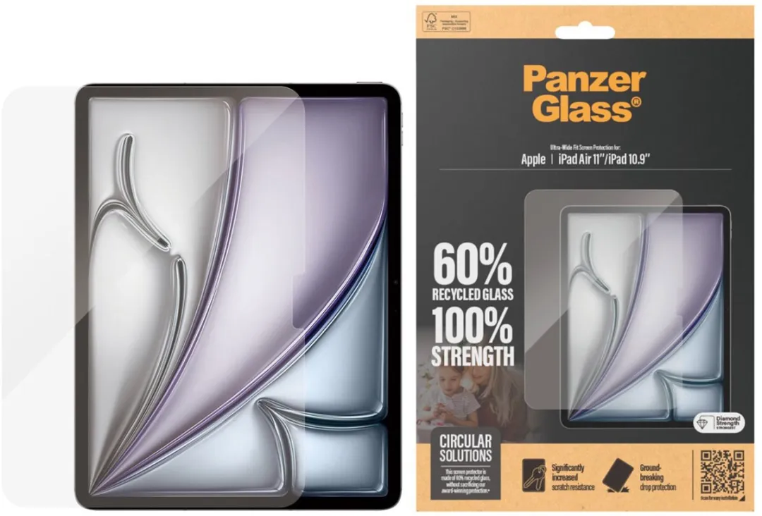 PanzerGlass PZ-2833 Screenprotector iPad Air 11 (2024) - Transparant