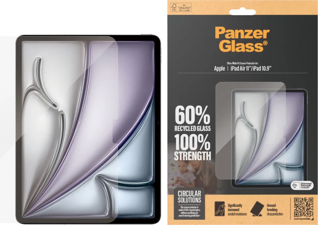 PanzerGlass PZ-2833 Screenprotector iPad Air 11 (2024) - Transparant - afbeelding 6 van 6