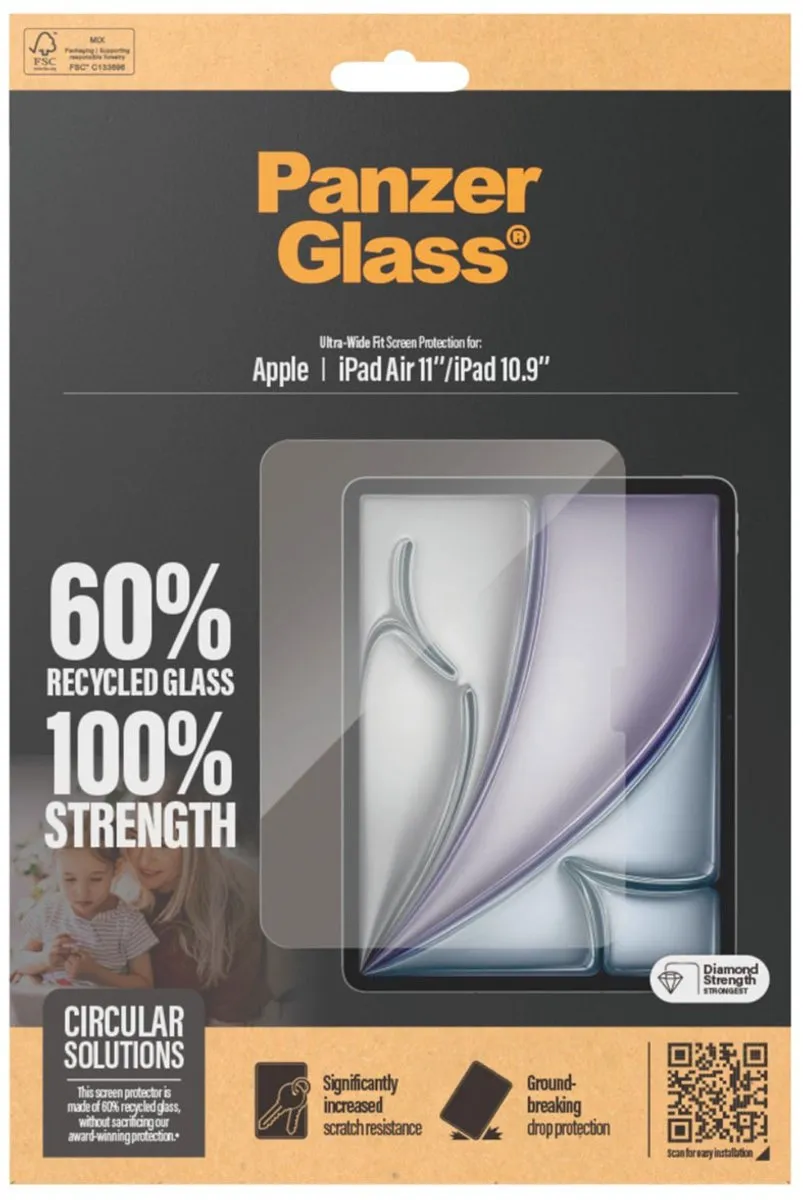 PanzerGlass PZ-2833 Screenprotector iPad Air 11 (2024) - Transparant