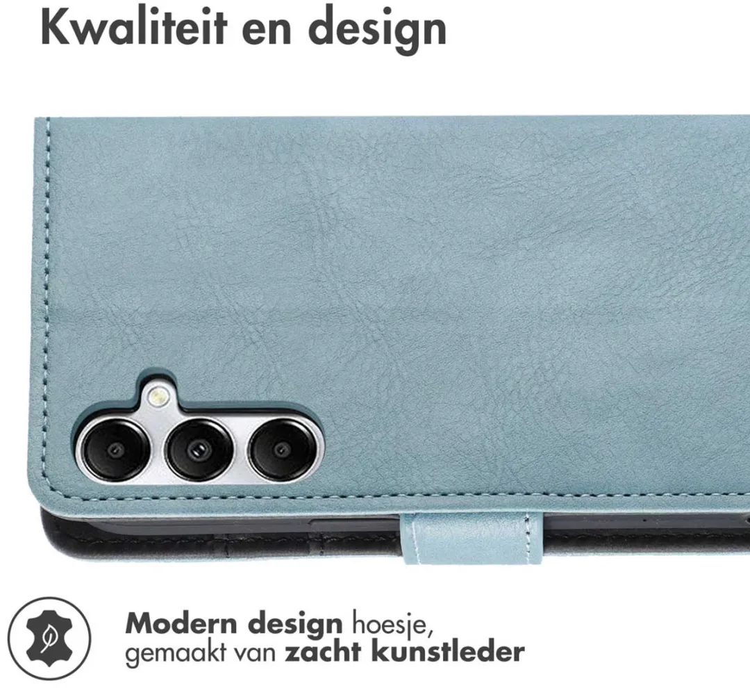 Imoshion Hoesje Samsung Galaxy A55 Lichtblauw - 3 Pasjes