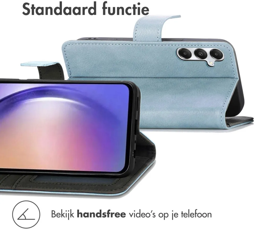 Imoshion Hoesje Samsung Galaxy A55 Lichtblauw - 3 Pasjes