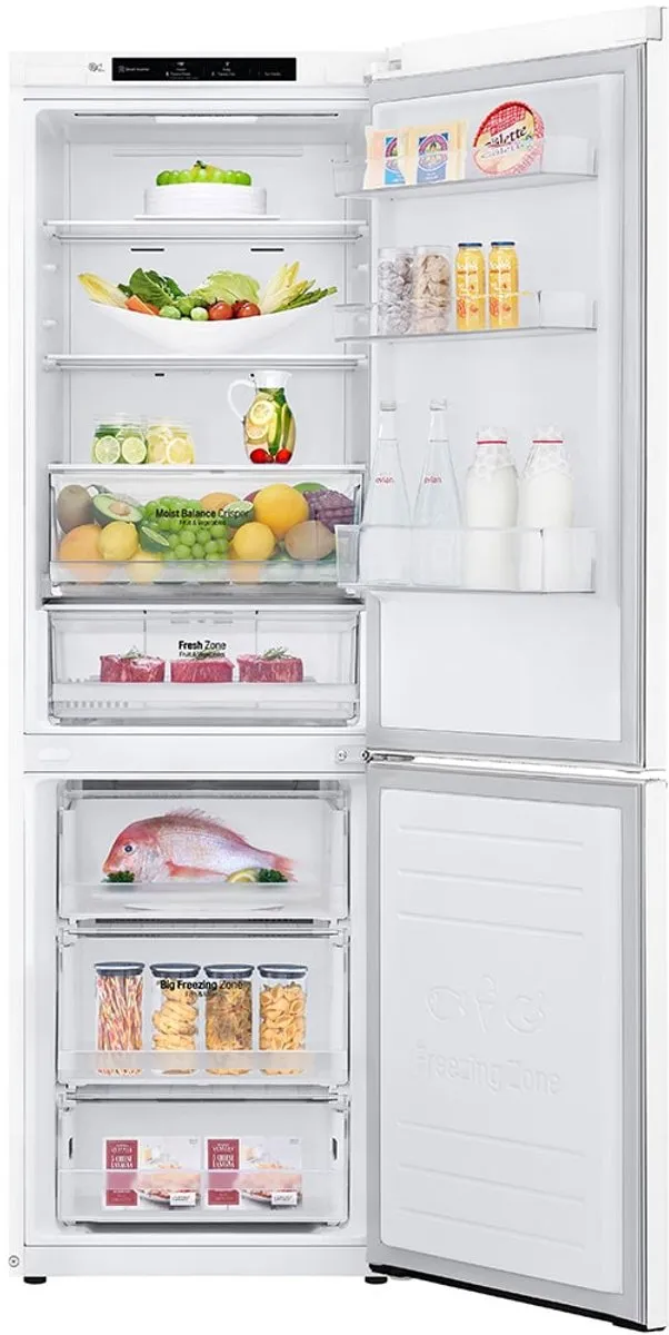 LG GBB61SWJMN Koel-Vriescombinatie - 341L - Wit
