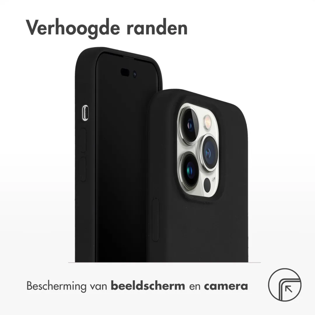 Accezz iPhone 14 Pro MagSafe Hoesje - Zwart