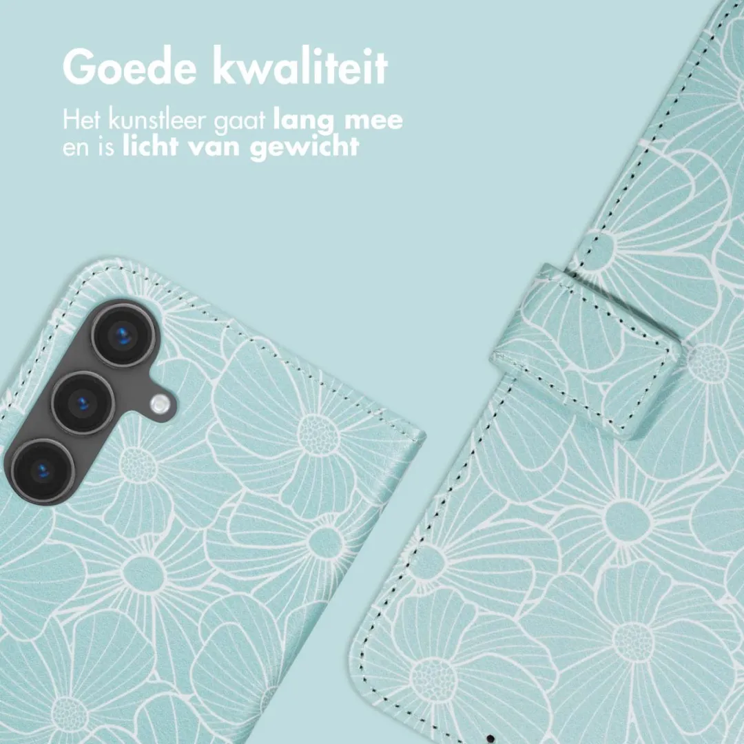 Imoshion Botanica Hoesje Samsung Galaxy S25 - 3 Pasjes - Groen