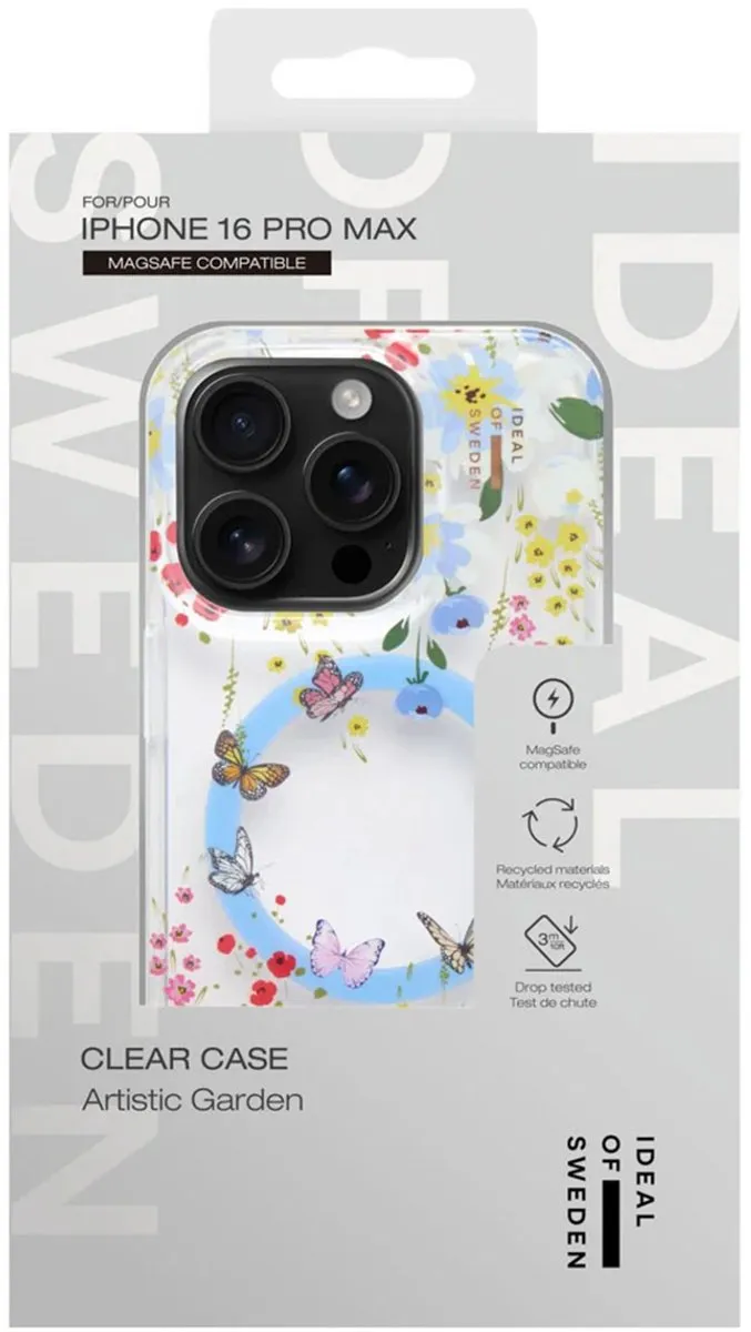 iDeal of Sweden Clear Case iPhone 16 Pro Max - Artistic Garden - IDCLCMS-I2467P-532