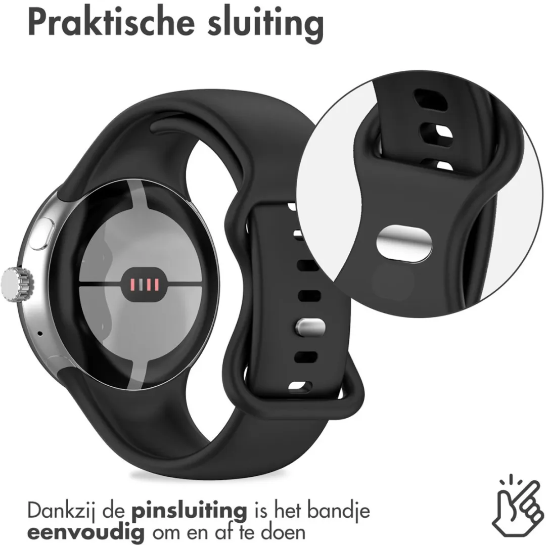 Imoshion Siliconen Bandje L - Zwart - 41mm