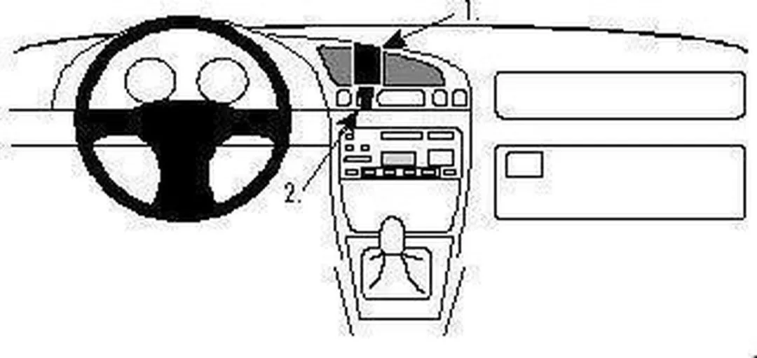 Brodit ProClip Houder Ford/Mazda 121 852293