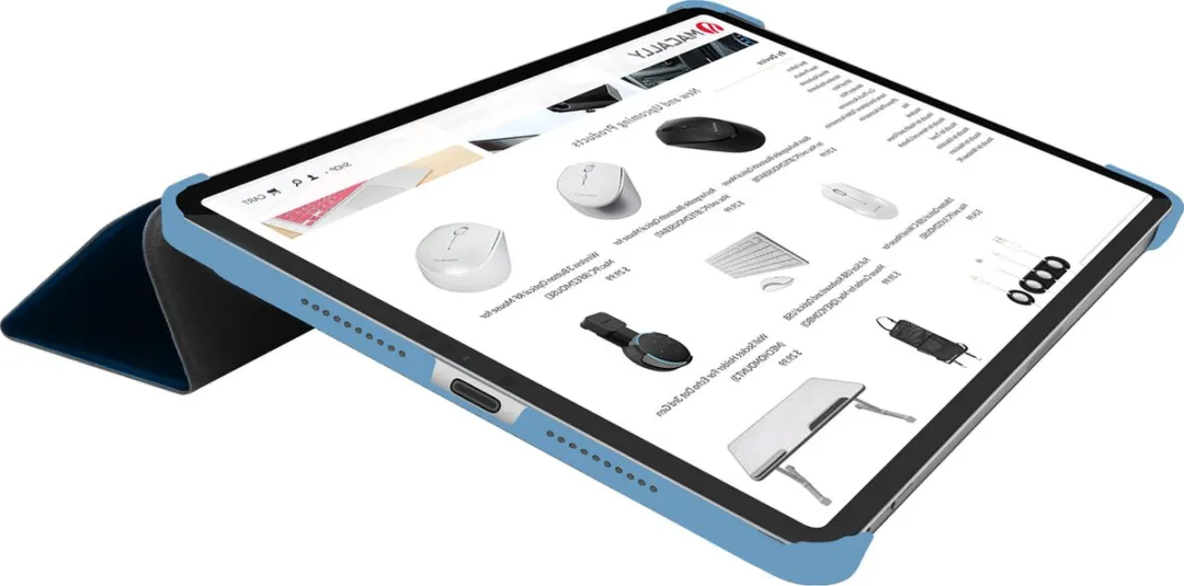 Macally BSTANDM6-BL Beschermhoes iPad mini 2021/2024 - Blauw - afbeelding 6 van 6