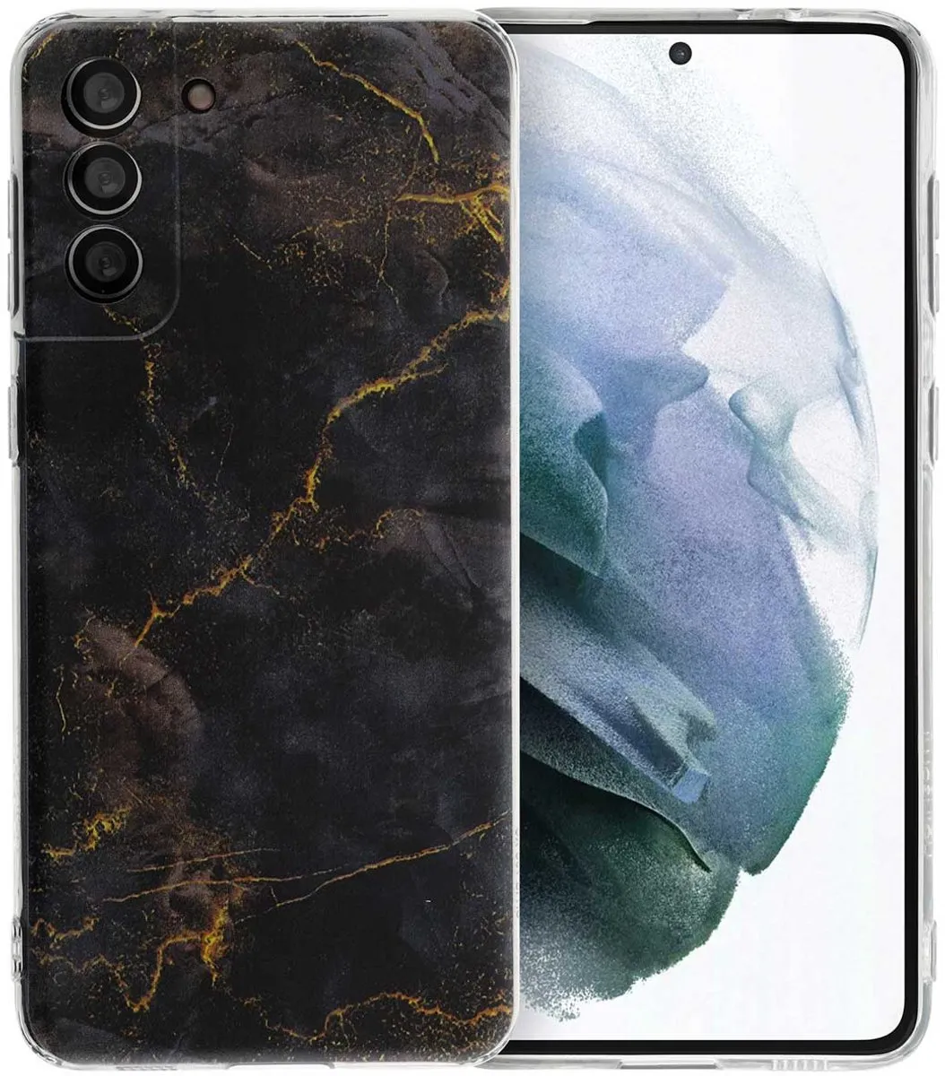 Imoshion Hoesje Samsung Galaxy S21 Plus Black Marble