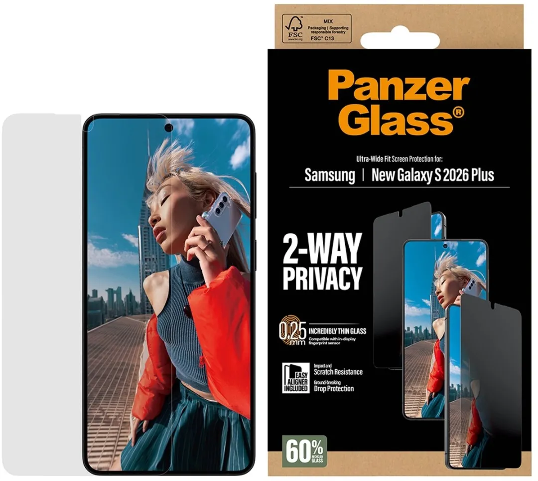 PanzerGlass PG20176 Screenprotector Samsung Galaxy S26+ - Zwart