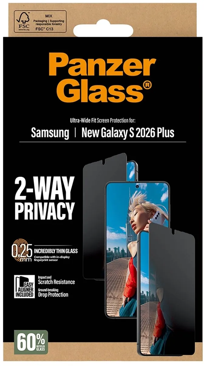 PanzerGlass PG20176 Screenprotector Samsung Galaxy S26+ - Zwart