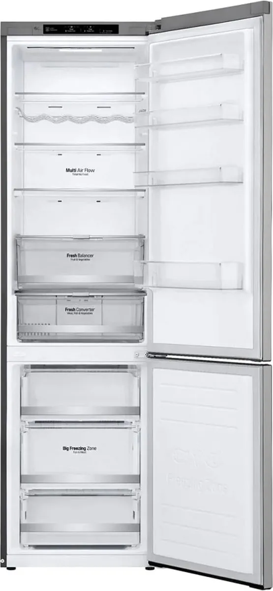 LG GBB72SAVGN Koel/vriescombinatie Vrijstaand - 384L - Rvs