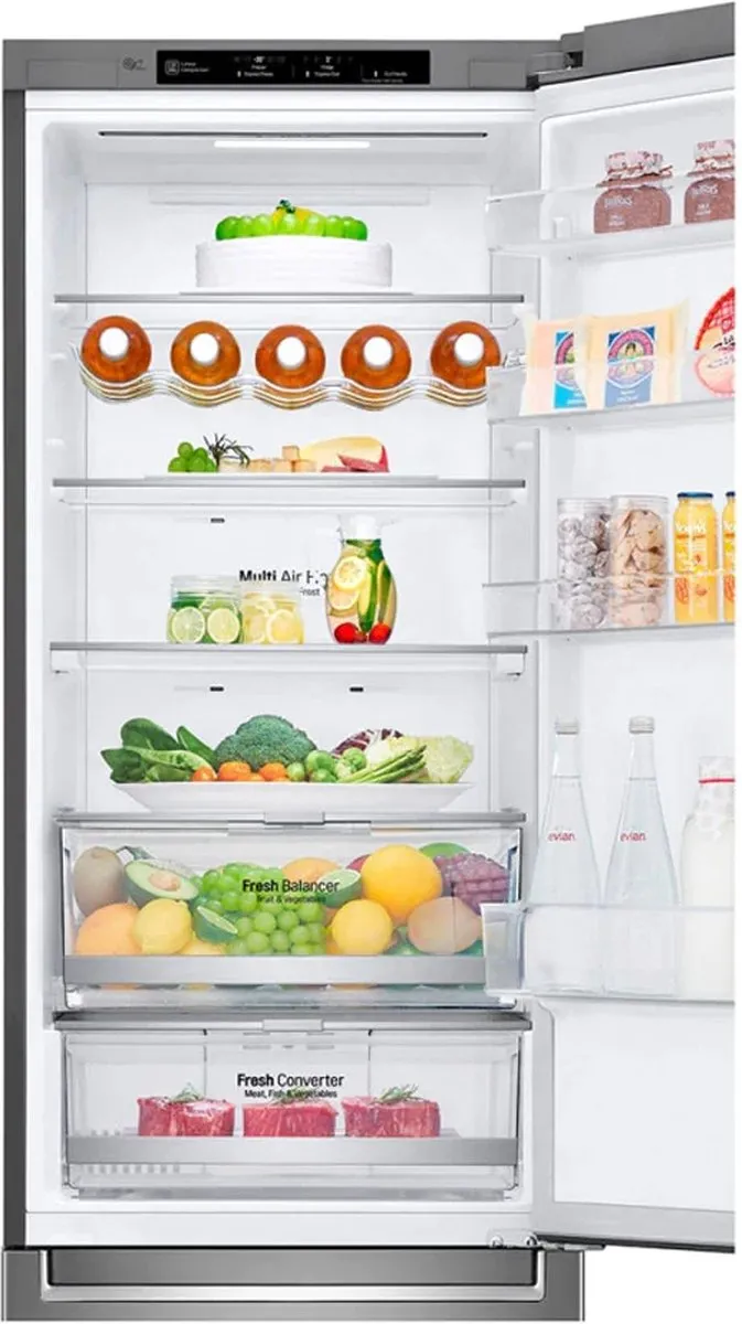 LG GBB72SAVGN Koel/vriescombinatie Vrijstaand - 384L - Rvs