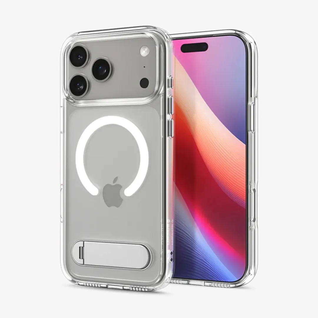 Spigen Ultra Hybrid S Case iPhone 17 Pro MagSafe - Transparant - Zwart - afbeelding 6 van 6
